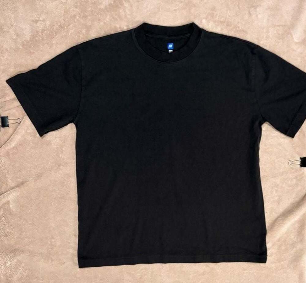 Yeezy Gap Black Crew Neck T-Shirt